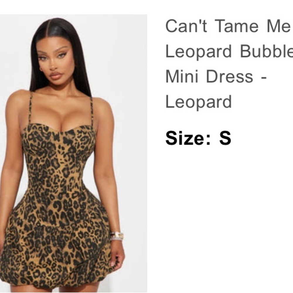Leopard dress